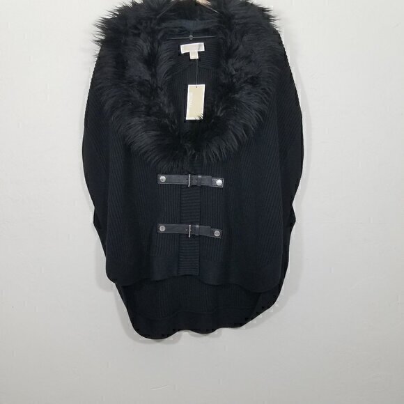MICHAEL Michael Kors Sweaters - NWT MICHAEL Michael Kors Zip-Up Sleeveless Sweater Black Size 1X